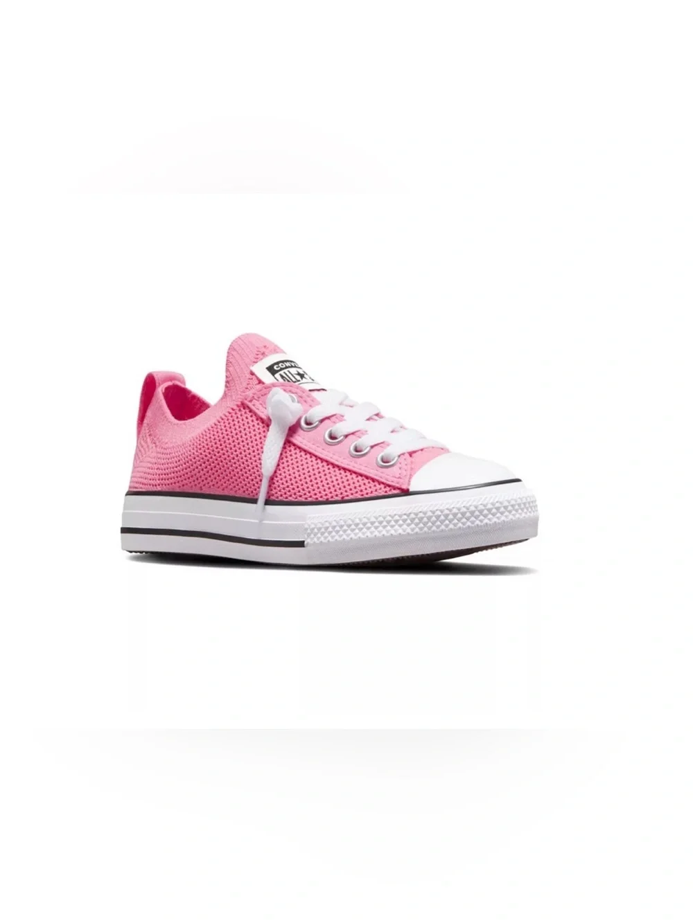 Converse Low Top Sneakers in Pink with White Accents